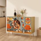 Mid-Century Lounge Storage Cabinet