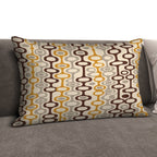 Retro Ripple Lumbar Pillow Cover