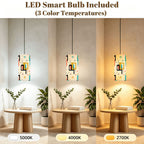 Atomic Age Pendant Light | Mid-Century Modern Cylinder Ceiling Light