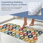 Atomic Starburst Extra-Long Bathtub Mat