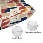 Bauhaus Geometry Lumbar Pillow Cover