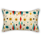 Atomic Carnival Lumbar Pillow Cover
