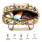 Atomic Starburst Convertible Barrel Handbag