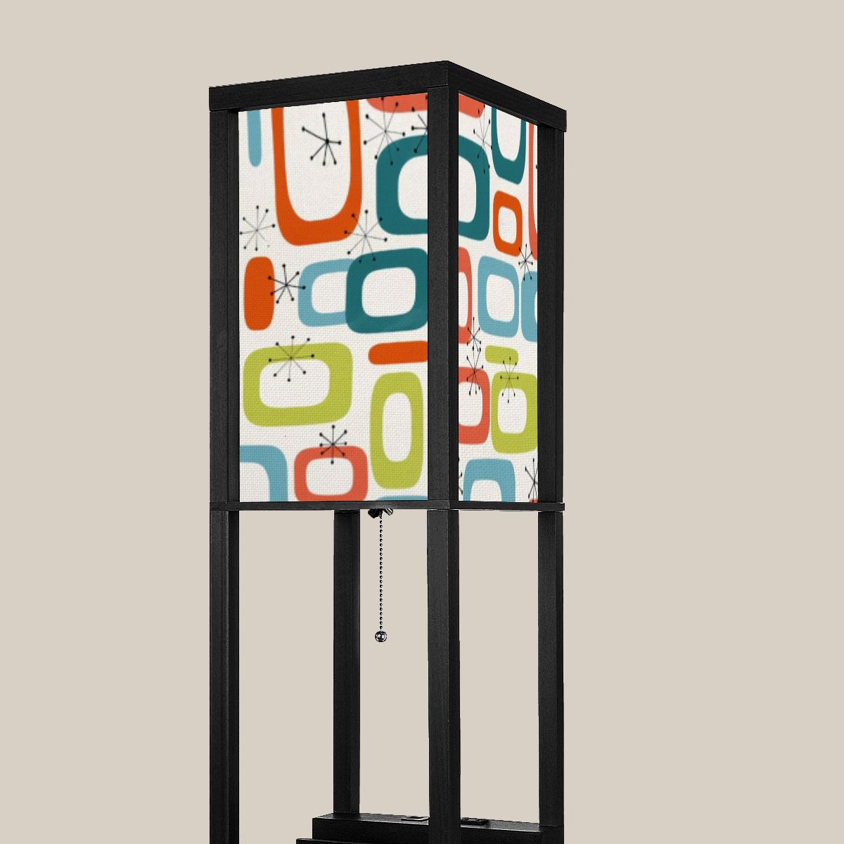 Mid-Century Modern Geometric Replacement Lampshades