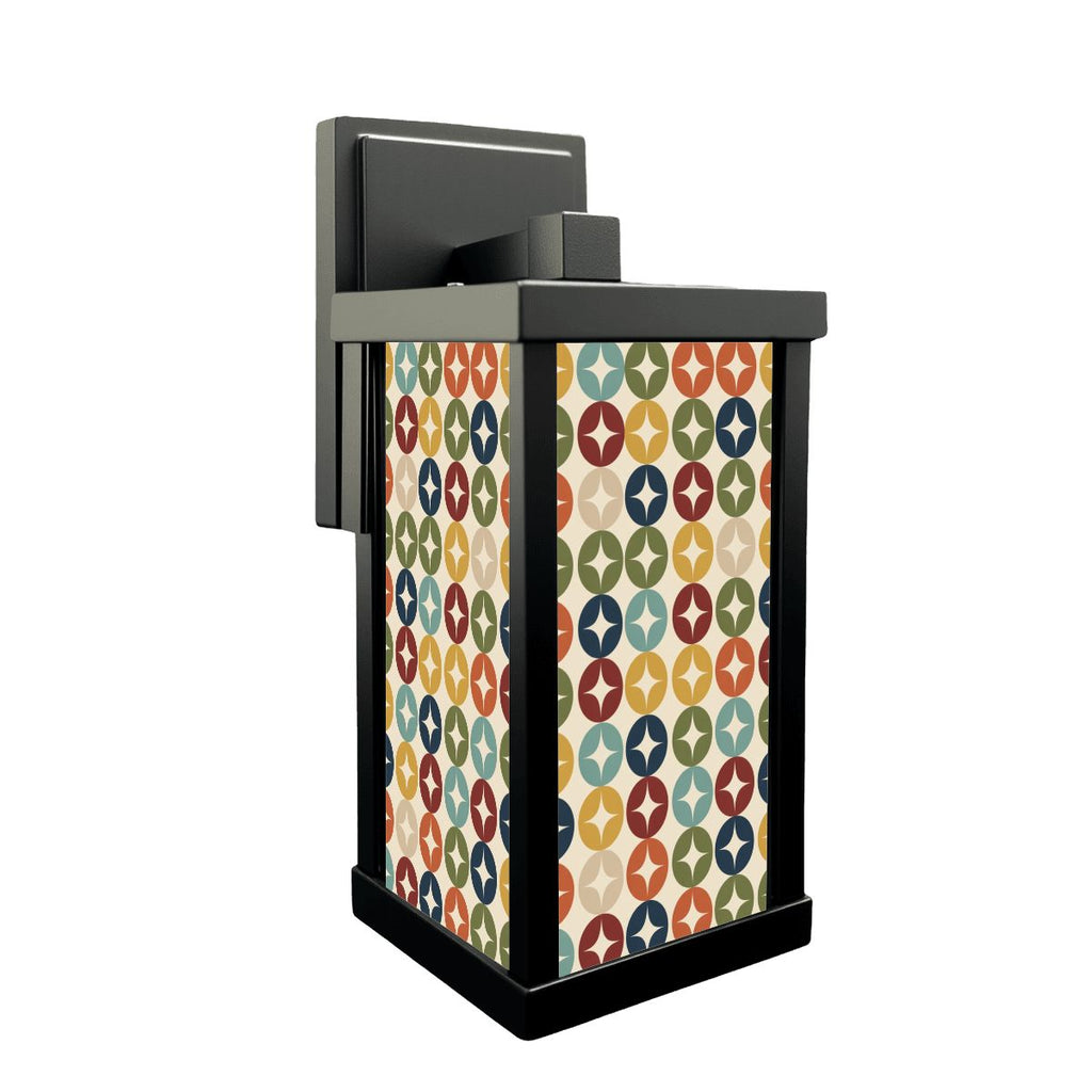 Mid-Century Color-Block Outdoor Wall Light