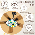 Atomic Cat 42-Inch Ceiling Fan with Light