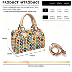 Atomic Starburst Convertible Barrel Handbag