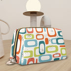 Mid-Century Modern Retro Print Cosmetic Bag