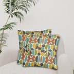 Mid-Century Modern Organic Petal Pillow Cover Set