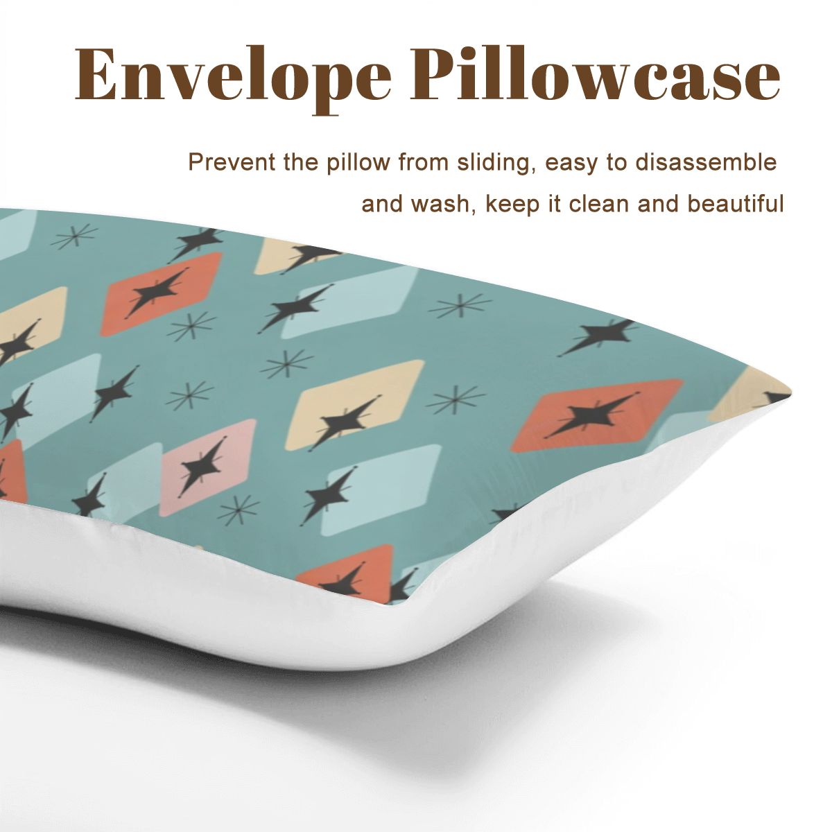 Mid-Century Modern Geometric King Comforter Set