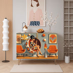 Mid-Century Lounge Storage Cabinet