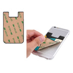 MCM-Era Abstract Animal Color-Block Print Phone Card Holder