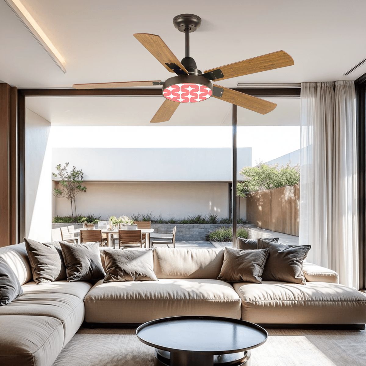 Coral Atomic 42-Inch Ceiling Fan with Light