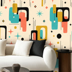 Mid-Century Modern Mod Geo Peel-and-Stick Wallpaper