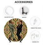 Mid-Century Modern Gay Couple Art Deco Ceramic Decorative Plate