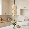Starburst Pendant Light | Mid-Century Modern Cylinder Ceiling Light