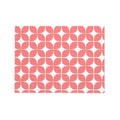 Atomic Coral Pebble Mid-Century Modern Tablecloth