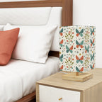 Mid-Century Modern Atomic Butterfly Garden Square Table Lamp