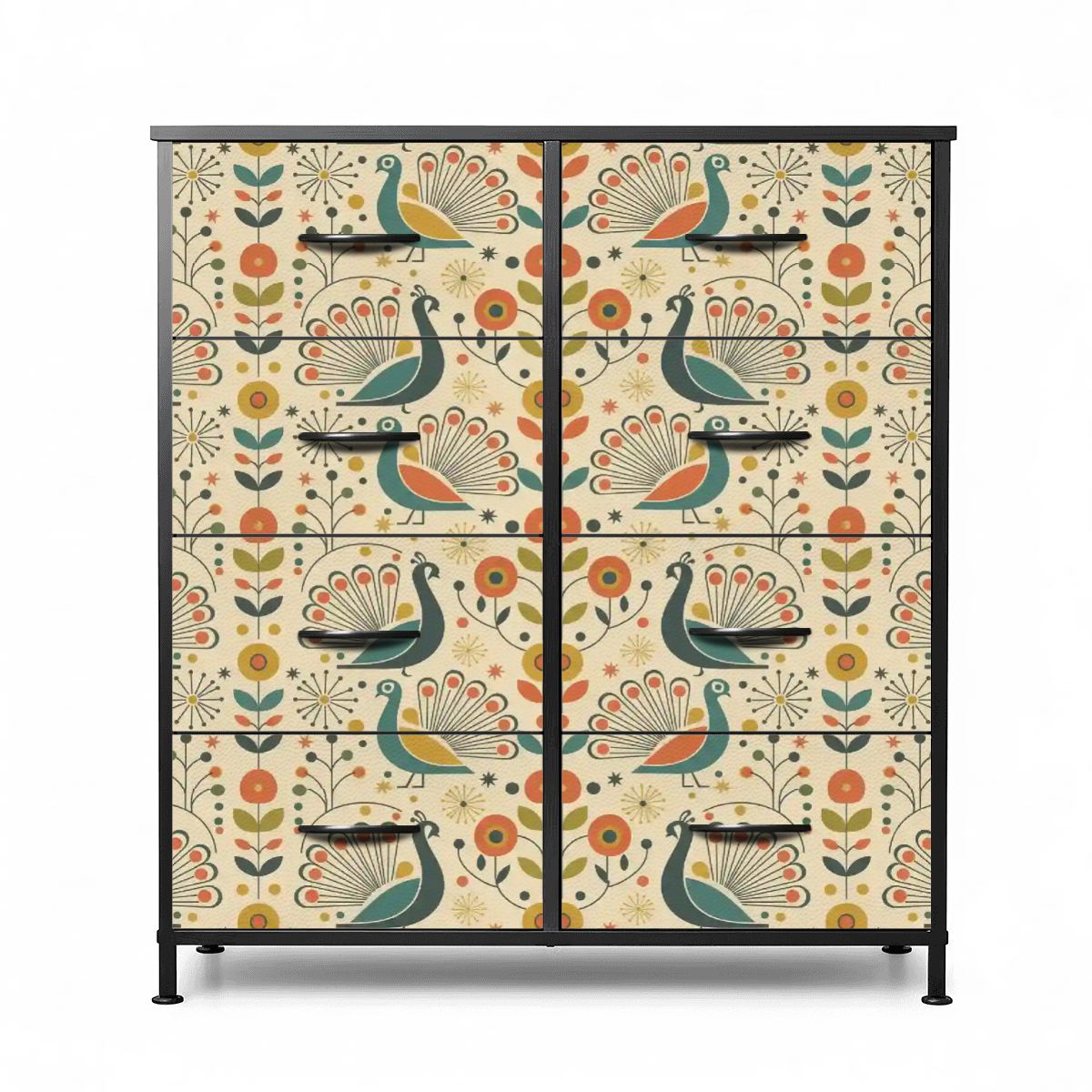 Peacock Garden Eight-Drawer Dresser