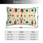 Atomic Carnival Lumbar Pillow Cover