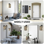 Mid-Century Color-Block Outdoor Wall Light