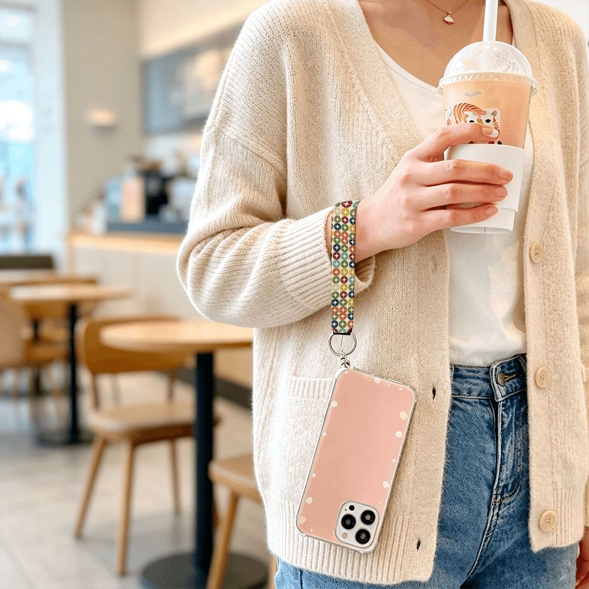 Atomic Starburst Wristlet Keychain