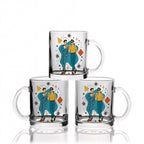 Mid-Century Modern Gay Couple Glass Coffee Mug