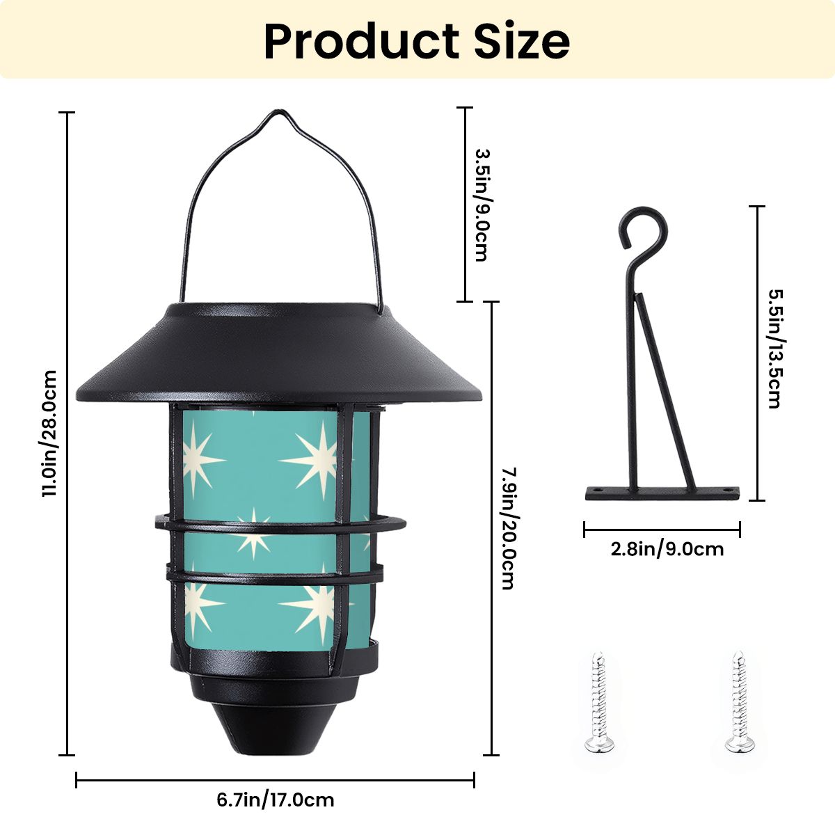 Mid-Century Modern Green Starburst Solar Wall Lights, 2-Piece Set