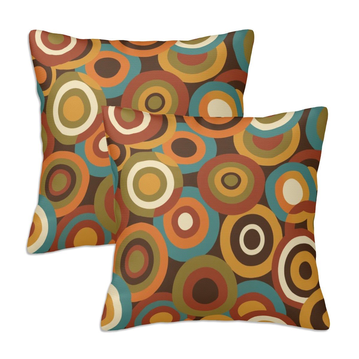 Mid-Century Modern Atomic Orbit Pillow Cover Set