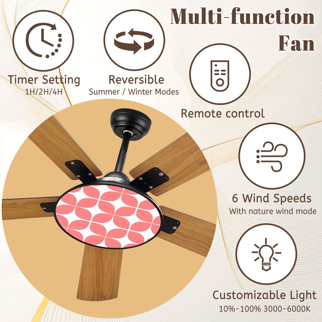 Coral Atomic 42-Inch Ceiling Fan with Light