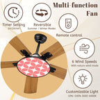 Coral Atomic 42-Inch Ceiling Fan with Light