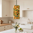 Confetti Dots Pendant Light | Mid-Century Modern Cylinder Ceiling Light
