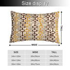 Retro Ripple Lumbar Pillow Cover