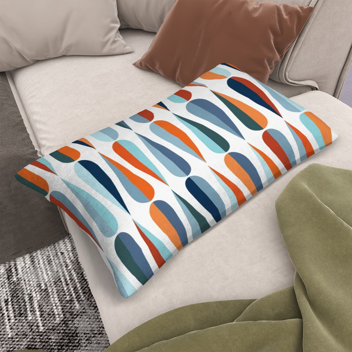 Mod Petal Lumbar Pillow Cover