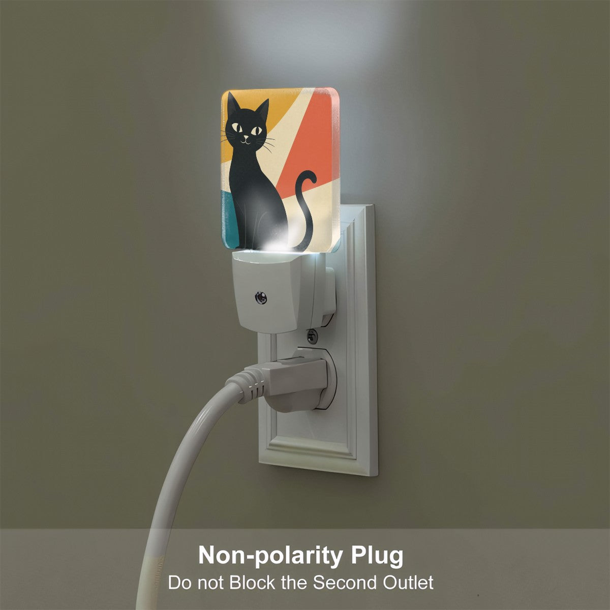 Atomic Cat Geometric Plug-In Night Light
