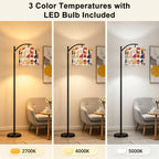 Bauhaus Geometric Arc Floor Lamp