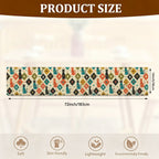 Mid-Century Mosaic Geometric Table Runner