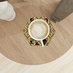 Bauhaus Geometric Ceramic Coaster Set