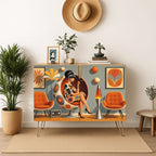 Mid-Century Lounge Storage Cabinet