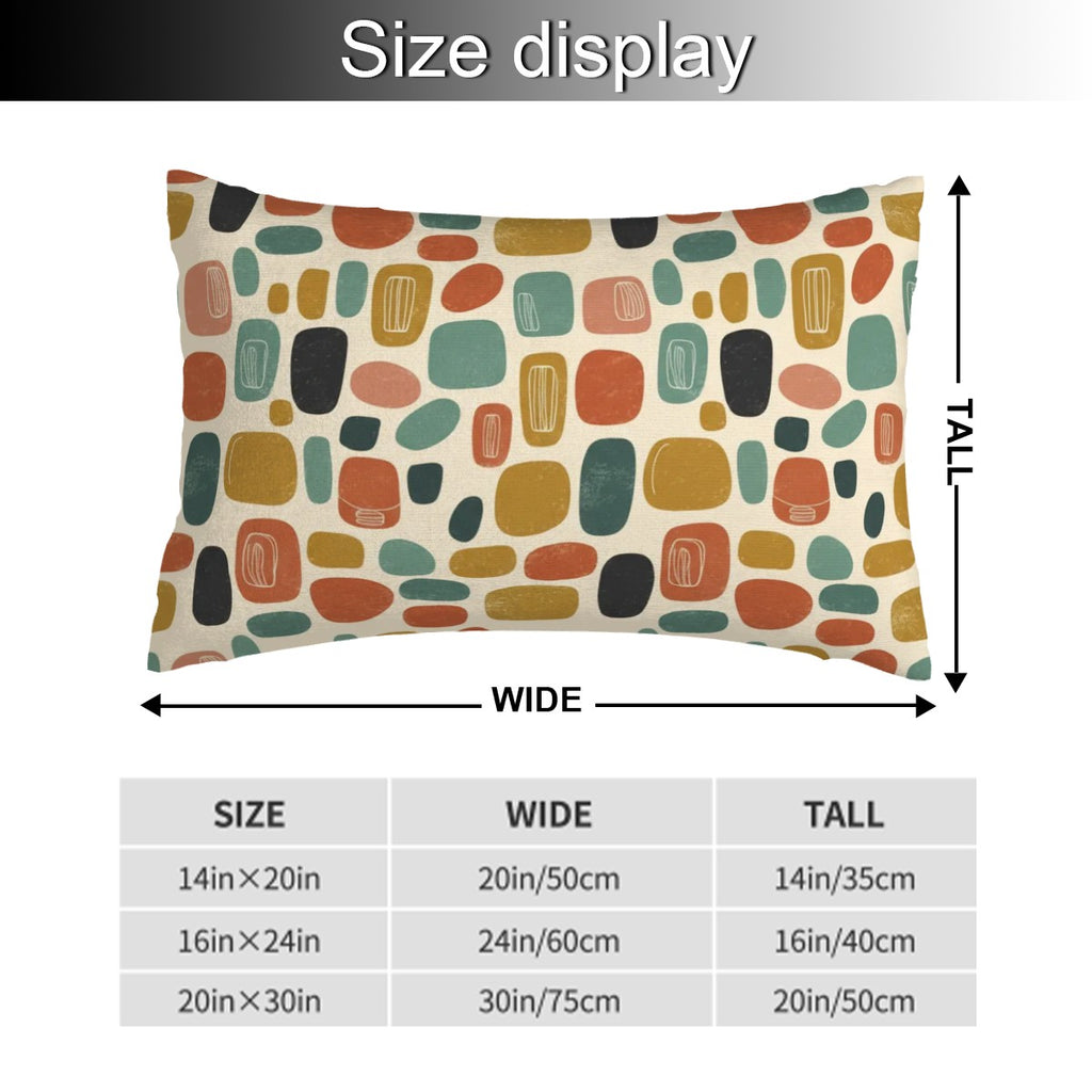 Mod Pebble Mosaic Lumbar Pillow Cover