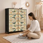 Peacock Garden Eight-Drawer Dresser