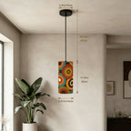 Mid-Century Modern Atomic Ring Pendant Light