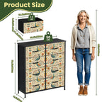 Peacock Garden Eight-Drawer Dresser