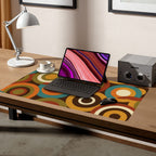 Mid-Century Modern Atomic Orbit Extended Mouse Pad