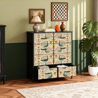 Peacock Garden Eight-Drawer Dresser