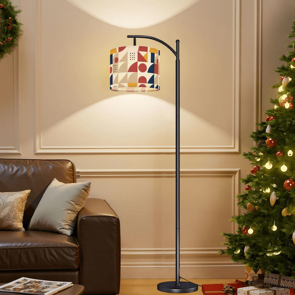 Bauhaus Geometric Arc Floor Lamp