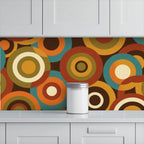 Mid-Century Modern Peel-and-Stick Wallpaper — Atomic Orbit