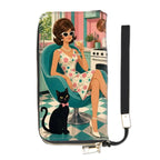 Atomic Kitchen Hostess & Cat Wristlet Wallet