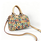 Atomic Starburst Convertible Barrel Handbag