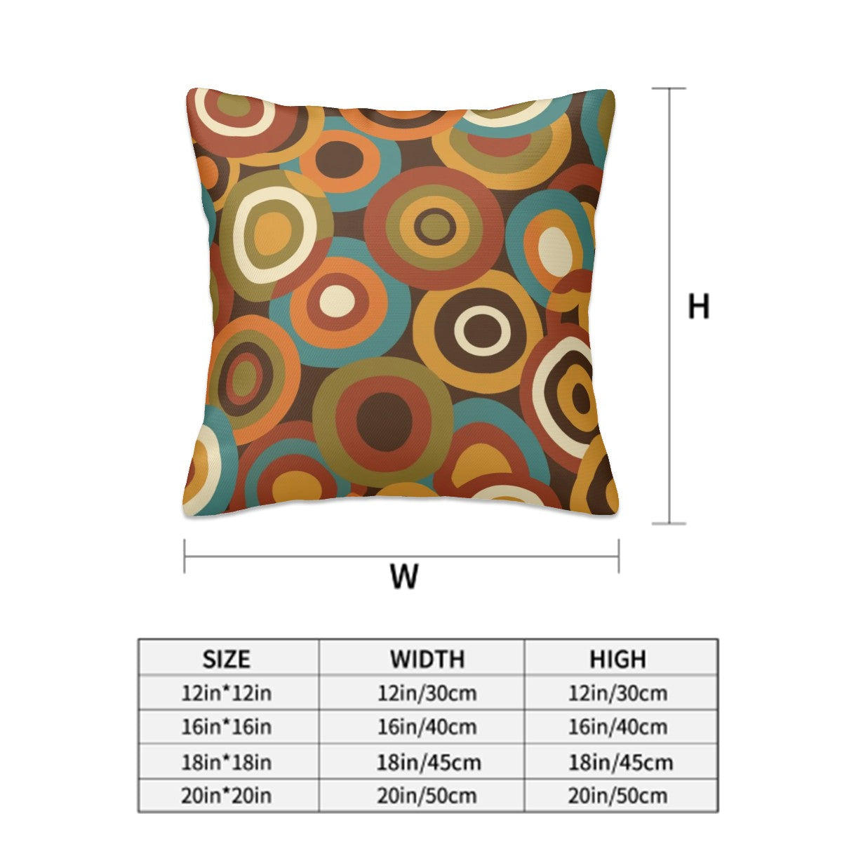 Mid-Century Modern Atomic Orbit Pillow Cover Set